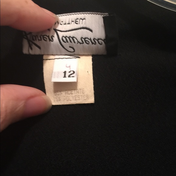 Karen Lawrence by Matthew Elegant Black Dress 12 - Picture 3 of 6